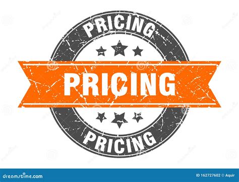 Pricing Stamp Stock Vector Illustration Of Stamp Orange 162727602