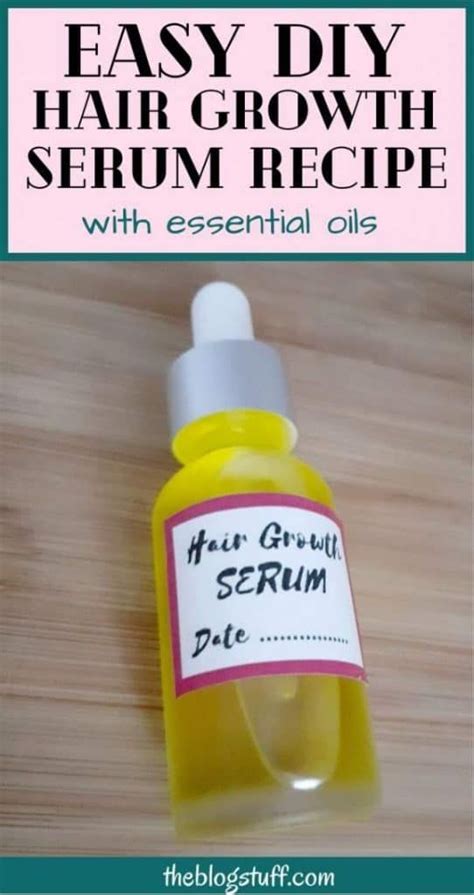Easy Diy Hair Growth Serum Recipe With Essential Oils It Works For Me Diy Hair Growth Serum