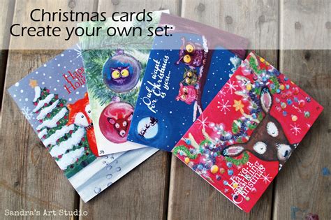 make your own christmas cards with photos print at home best design idea