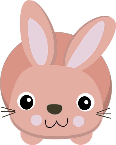 Cute Rabbit Vector Png Clip Art Library