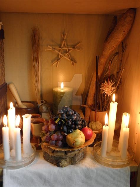 Mabon Autumnfeast Altar 2013 By Lovelivelilith On Deviantart