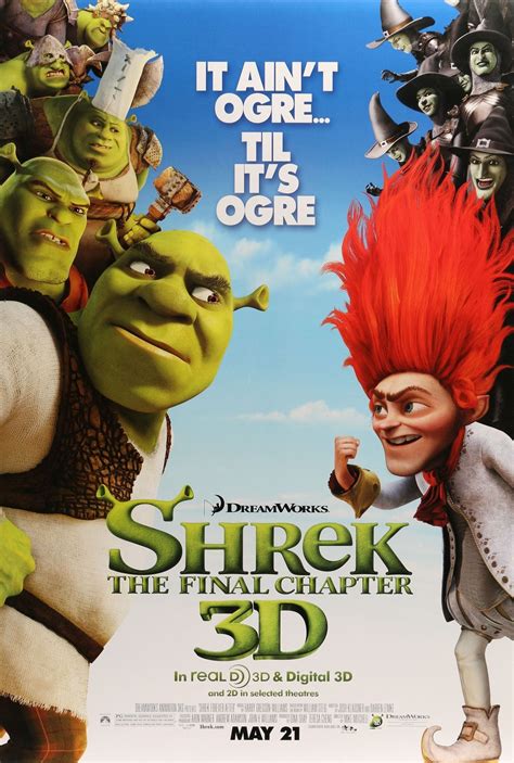 Shrek Forever After Shrek Streaming Movies Movie Posters
