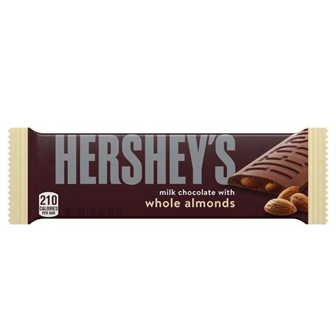 Hersheys Milk Chocolate With Almonds Candy Bar Shop Candy At H E B