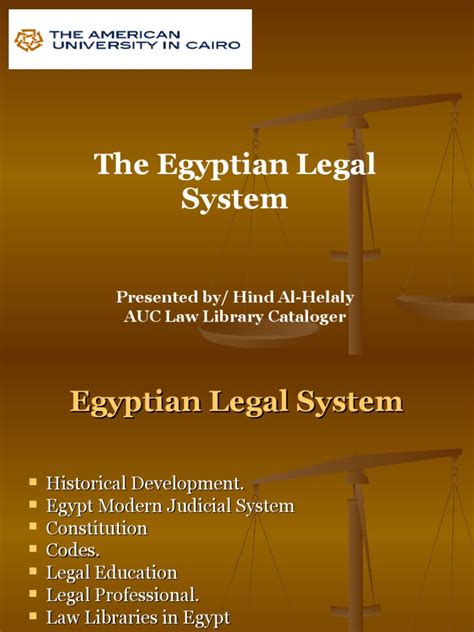 the egyptian legal system3 ppt judiciaries supreme courts