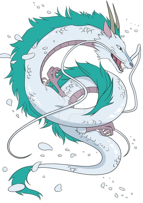 Haku Dragon By Shadaty On Deviantart Ghibli Tattoo Ghibli Artwork Spirited Away Haku