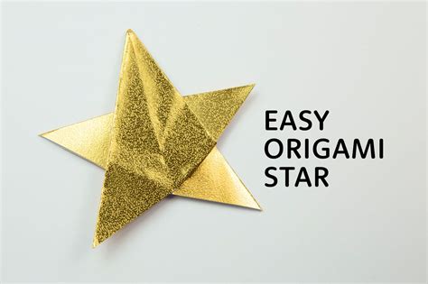 Simple 5 Point Origami Star Instructions