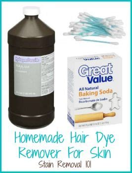 A mixture of dandruff shampoo and baking soda should be strong enough to help lift your hair dye, without drying out your strands. Tips For Removing Hair Dye From Skin | Homemade hair ...