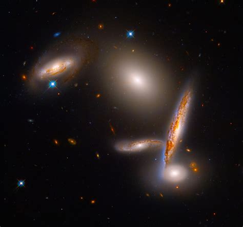 Hubble Hickson Compact Group 40 Image Upscaled Via Ai Flickr