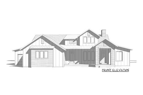 Exclusive Modern Farmhouse Plan With Optional Finished Lower Level