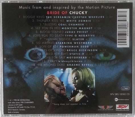 Childs Play 4 The Bride Of Chucky Original Soundtrack Cd Album