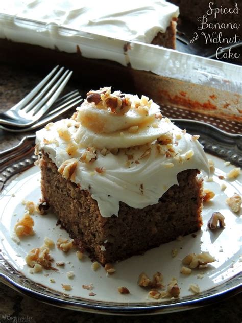 (coming from the lady who talks. Spiced Banana & Walnut Cake | Cozy Country Living