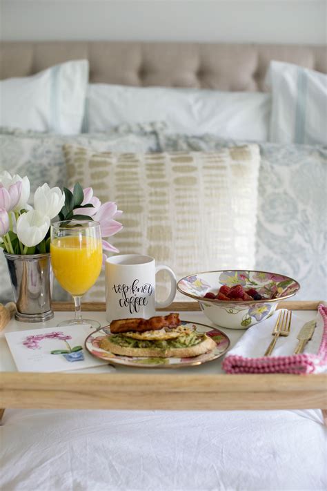 Breakfast In Bed For Mom How To Coffee Beans And Bobby Pins