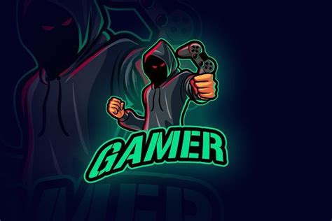 Hoodie Gamer Logo Game Logo Game Logo Design Logo Design Art