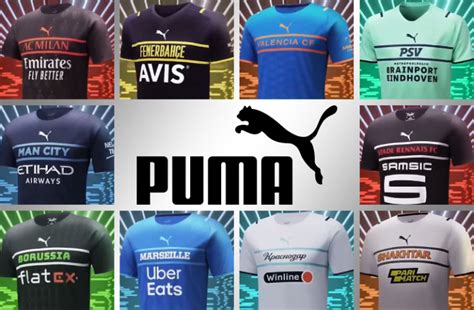 Puma Unveils 10 New Third Kits For Clubs Across Europe Using