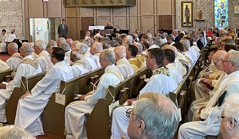 Diocesan Priests Celebrate Jubilees With Mass Lunch