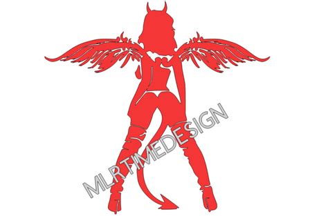Sexy Devil Decal Etsy