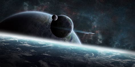 Sci Fi Planet Rise 4k Ultra Hd Wallpaper