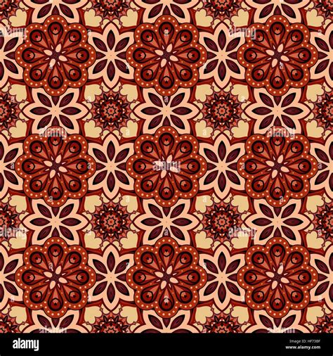 Seamless Colorful Pattern In Oriental Style Islam Arabic Asian