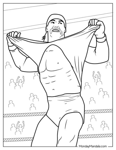 Free Hulk Hogan Coloring Pages