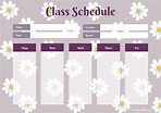 FREE!!!! Class Schedule Template for you. For PDF File, you can ...