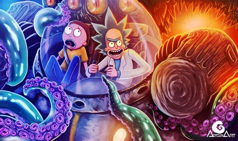 Trippy Wallpapers Rick And Morty 10 Top Trippy Rick And Morty