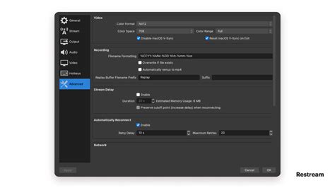 Recording Videos With Obs Studio Restream Integrations