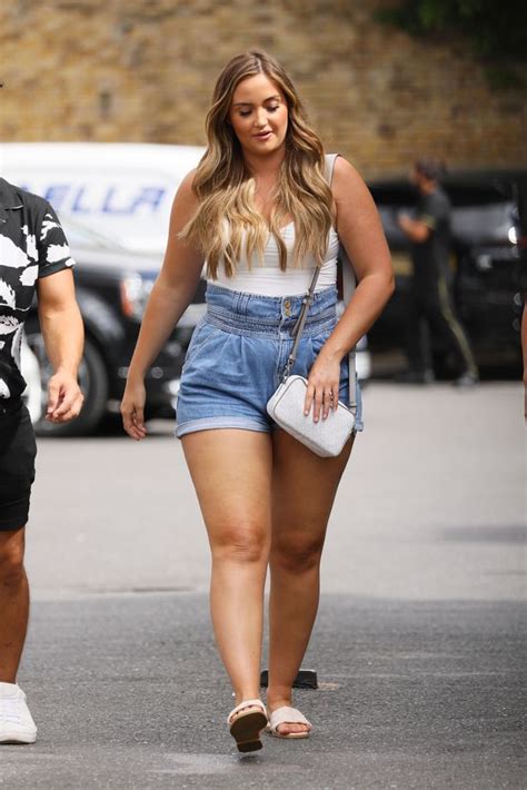 Jacqueline Jossa Looks Incredible In Denim Shorts As She Heads For