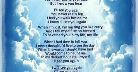 Ill See You Again By Westlife My Creations Song Lyrics