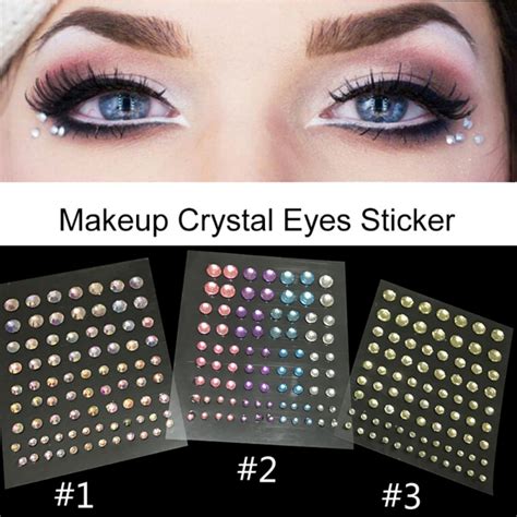 Colorful Rhinestone Sticker Eyeshadow Crystal Sticker Eye Liner Beauty