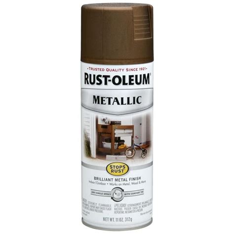 Rust Oleum Antique Brass Metallic Enamel Spray Paint Actual Net