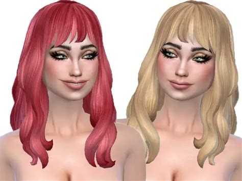 The Sims Resource Ombre Hair Recolor By Trudieopp Sims 4 Hairs