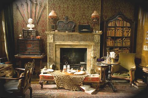 Set From Sherlock Homes First One Victorian Interior Design Gothic