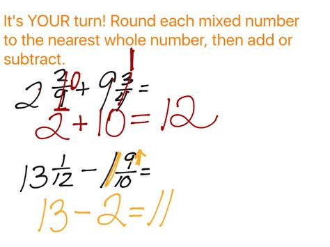 Showme Rounding Fractions And Mixed Numbers