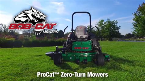 Bob Cat Procat Zero Turn Mower Quick Highlights Youtube
