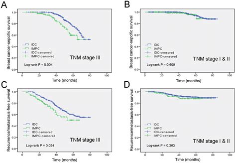 Kaplan Meier Estimates Of Breast Cancer Specific Survival In Tnm Stages