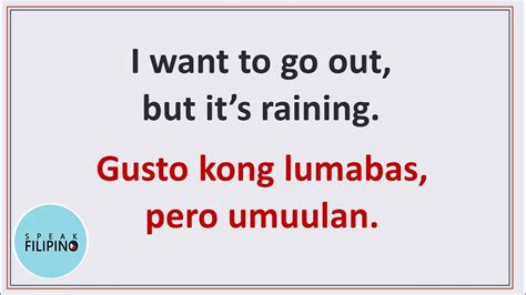 Filipino Phrases And Sentences Pero But English Tagalog