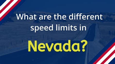 Nevada Speed Limits Foreign Usa