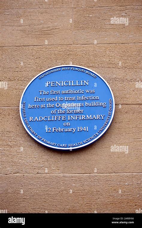 Placa Azul Que Conmemora El Descubrimiento De La Penicilina En La My Xxx Hot Girl