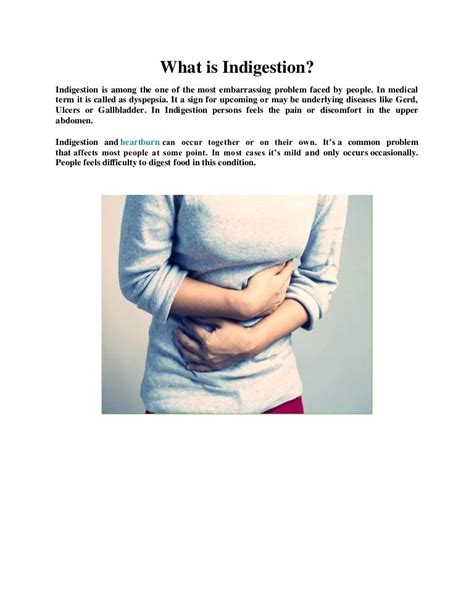 Indigestion Causes Symptoms And Natural Treatment