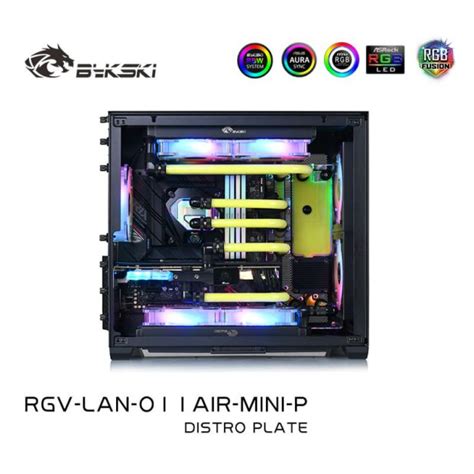 Bykski Lian Li Dynamic O11 Air Mini Distro Plate Rgv Lan O11air Min