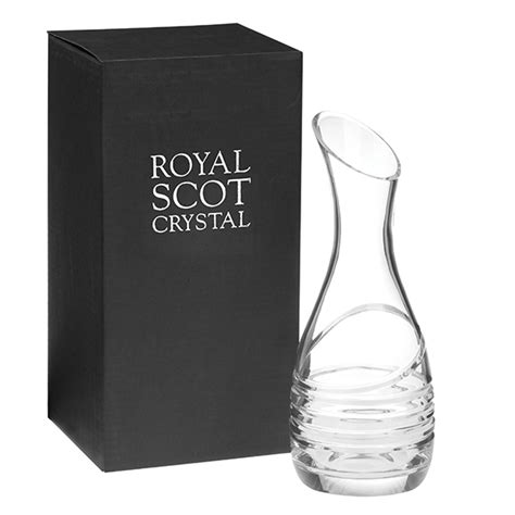 Royal Scot Crystal Saturn Carafe 75cl Michael Virden Glass