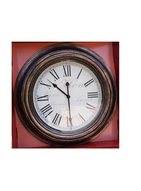 Huntington Home 20″ Wall Clock Rustic Nortram Retail
