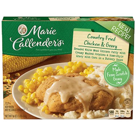 Their chicken fettuccine and pot pies are good. Frozen Dinners | Marie Callender's