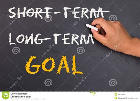 Long-term Goal Stock Illustration - Image: 43138631