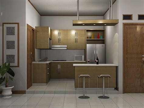 desain kitchen set minimalis mozaik