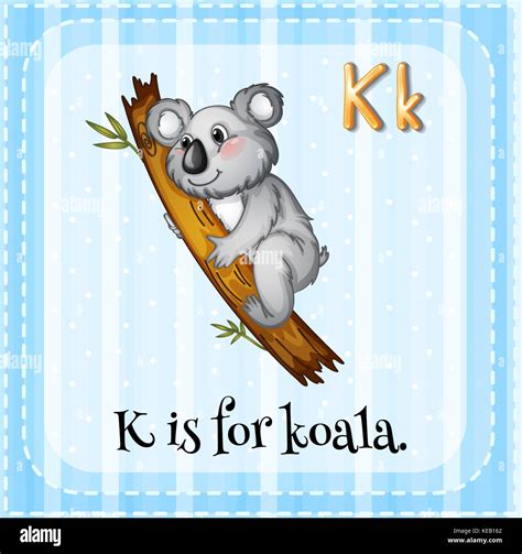Alphabet K Is For Koala Stock Vector Image And Art Alamy