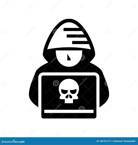 Hacker Icon Or Logo Isolated Sign Symbol Vector Illustration Stock