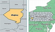 Allegheny County, Pennsylvania / Map of Allegheny County, PA / Where is ...