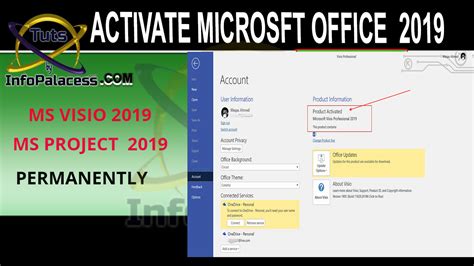 Activate Microsoft Visio 2019 Microsoft Project 2019 Permanently