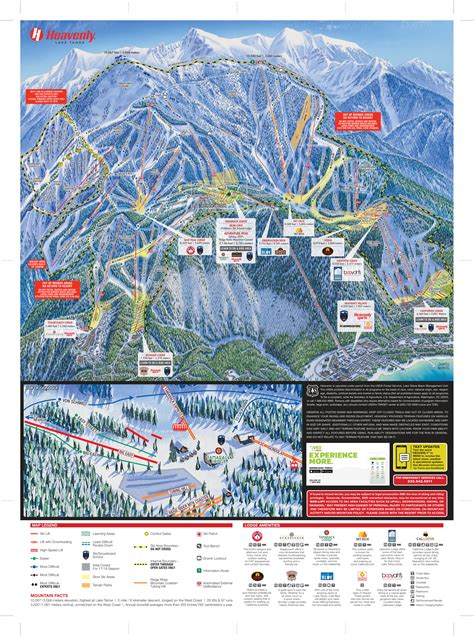 Map Of Tahoe Ski Resort Maping Resources